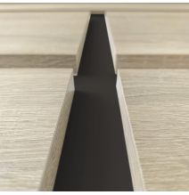 BricoExpo - Pack Cabecero de 160 x 120 cm + 2 Mesitas de Noche | Color Cambria y Grafito (para Cama de 135-140 o 160)