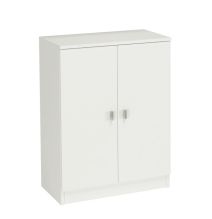 Armario Bajo de Cocina con 2 Puertas – Color Blanco – 60 x 80 x 34 cm